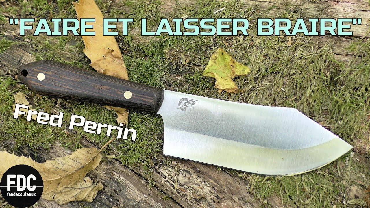 Fred Perrin - Le Monster Bushen: Un couteau hybride !!! (C'est à la mode...)