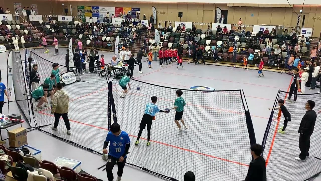 大灣區名次賽 廣東隊A VS 澳門隊B-- 大灣區青少年閃避球比賽 (決賽 - Court Ｂ)