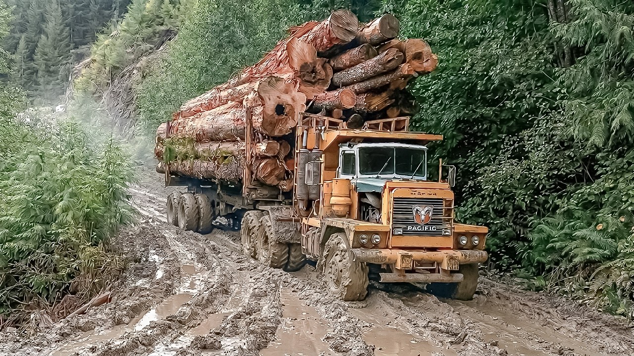 Навыки водителя большегрузного лесовоза, КАМАЗ, PACIFIC, OSHKOSH, IVECO, VOLKSWAGEN, DAC, MAN