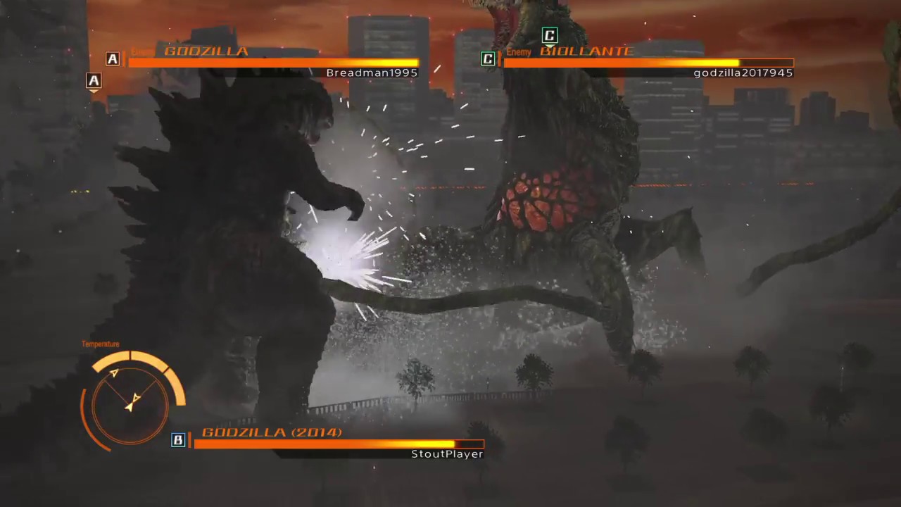 GODZILLA PS4 : Godzilla 2014 vs Godzilla vs Biollante