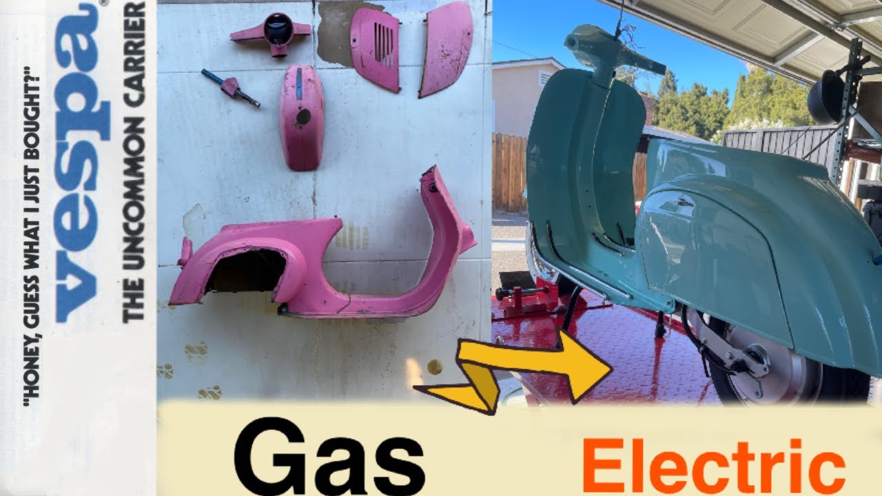 DIY Vintage Vespa Electric Conversion