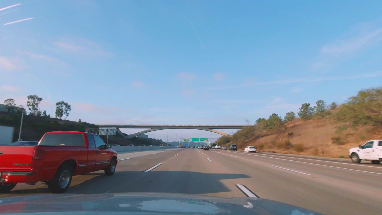 Freeway Driving San Diego 2 [4k]