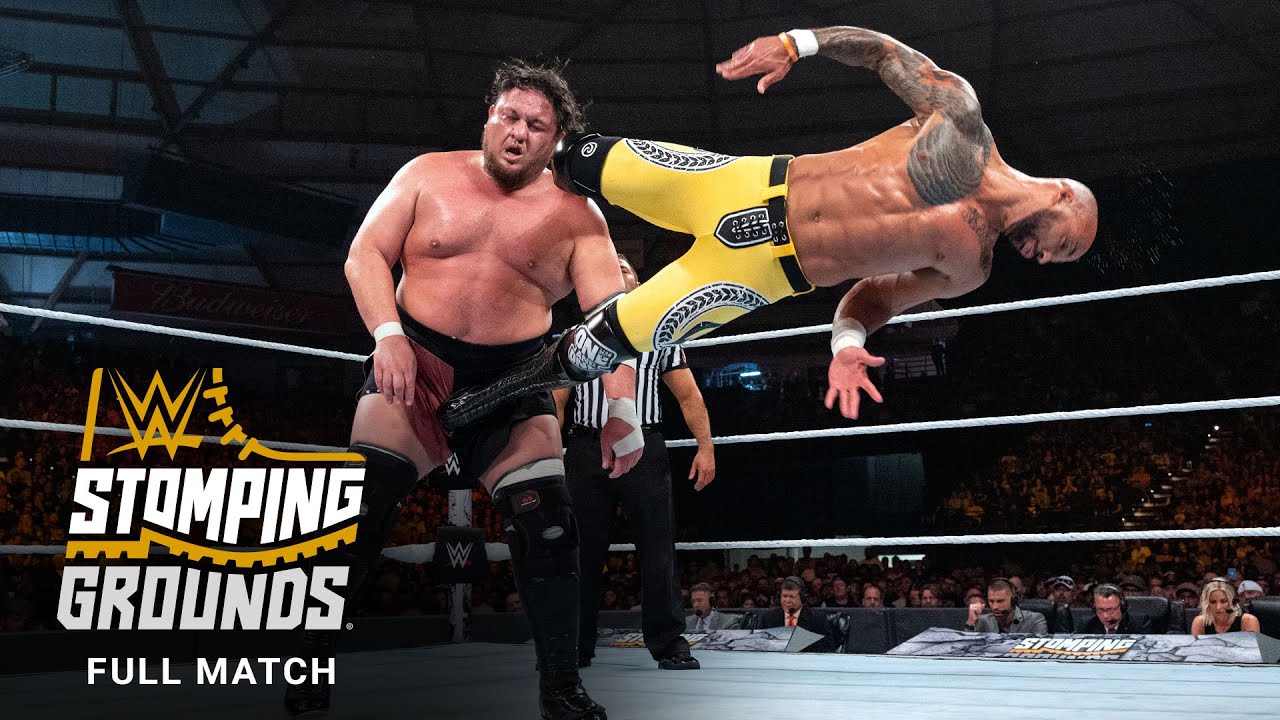ПОЛНЫЙ МАТЧ — Самоа Джо против Рикошета — матч за титул чемпиона США: WWE Stomping Grounds 2019