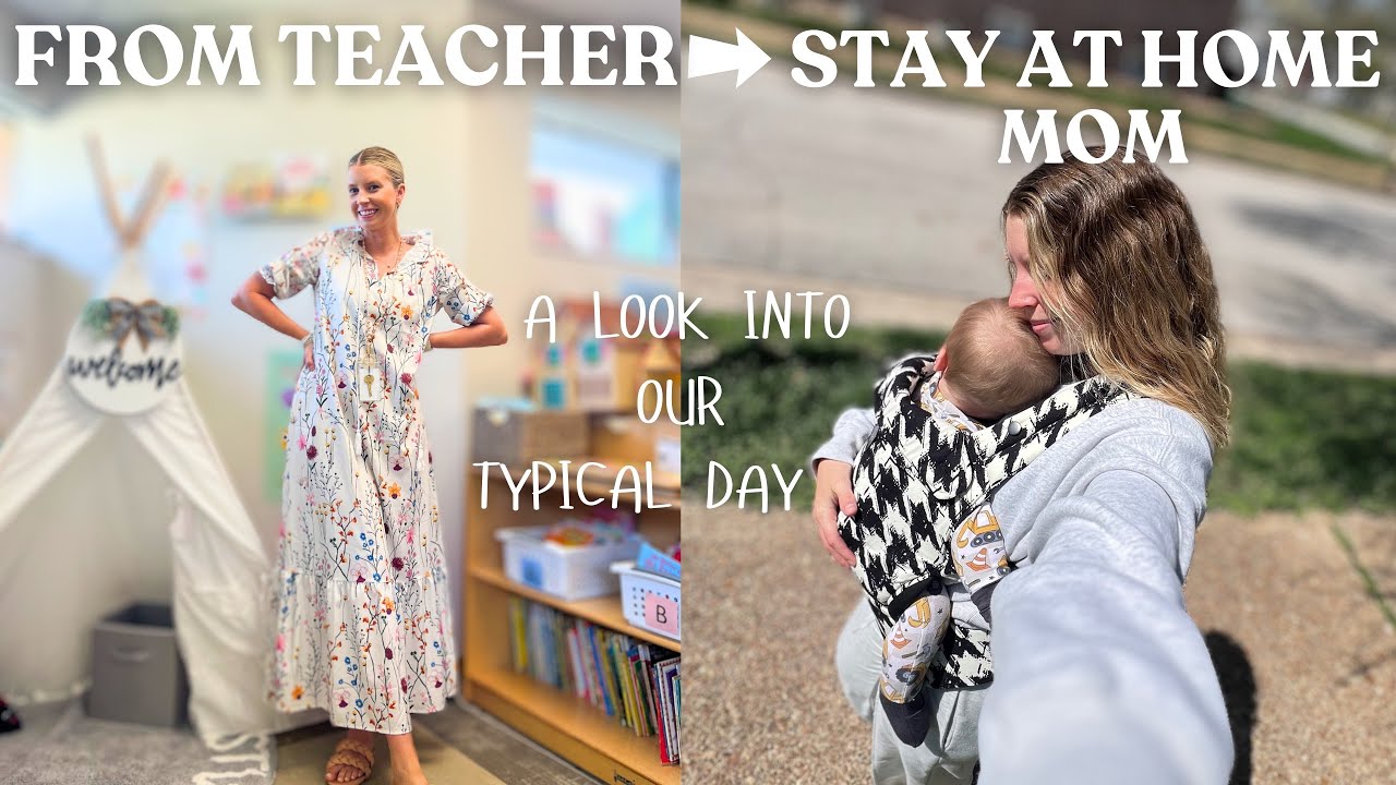 MY DAY AS A FULL TIME STAY AT HOME MOM | 24 Hours | Life after teaching