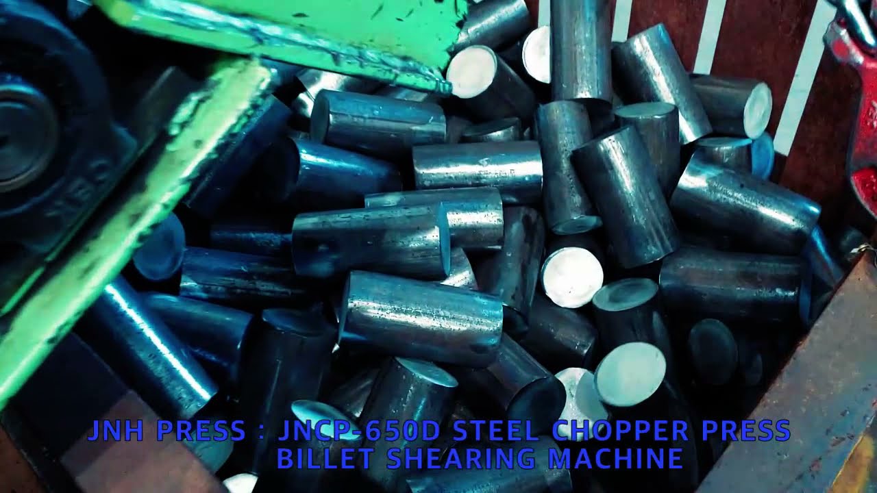 JNH PRESS: JNCP-650D  BILLET SHEARING / STEEL CHOPPER PRESS