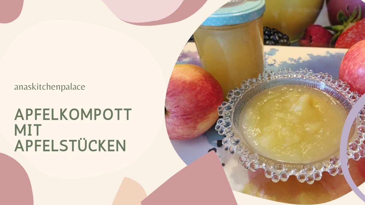 Apfelkompott mit Apfelstücken 🍎aus dem Thermomix® TM6