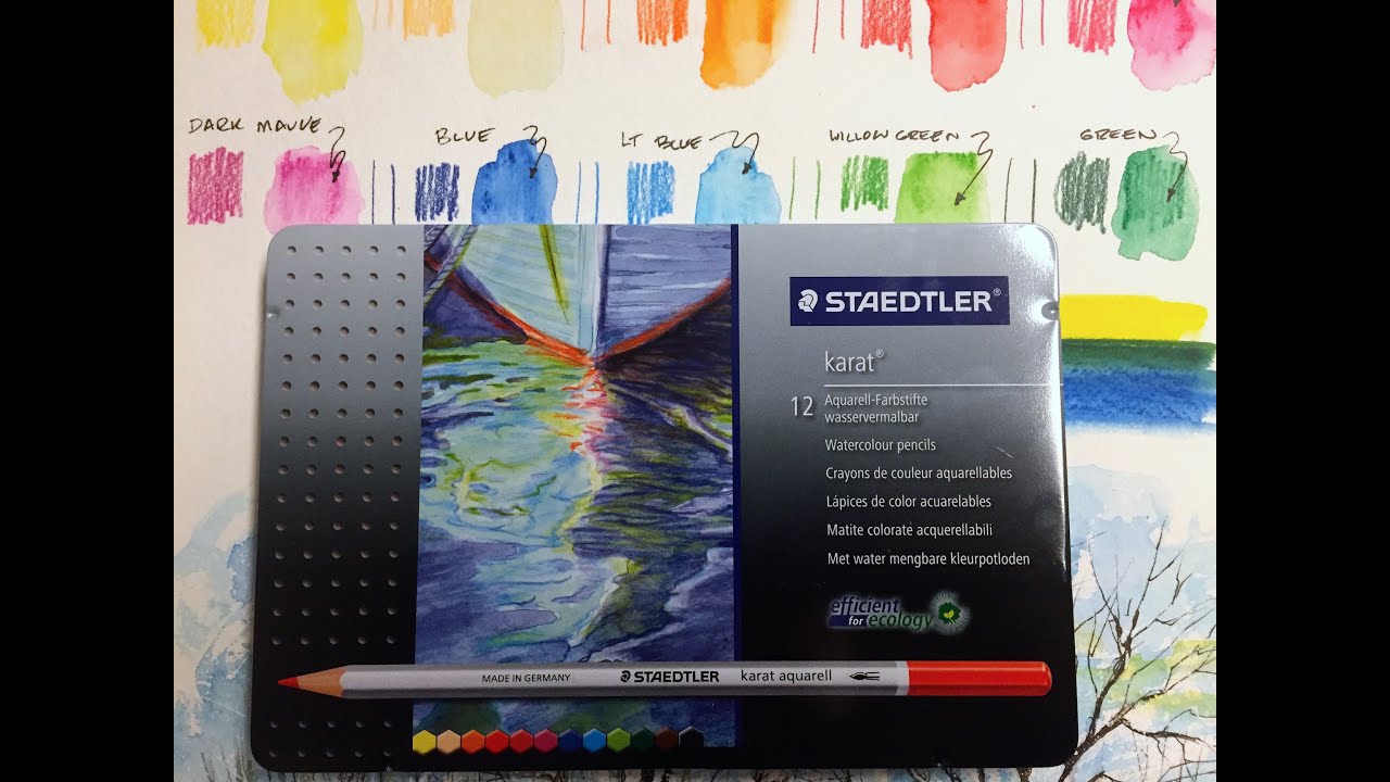 Staedtler Karat Watercolor Pencils - Review