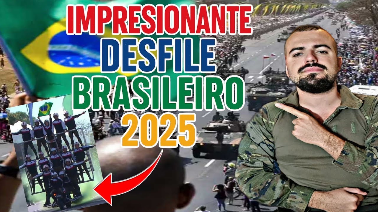 EX-MILITAR ESPAÑOL 🇪🇸 REAGE AO DESFILE MILITAR DO BRASIL DE 2025 É AINDA MAIS IMPRESSIONANTE!