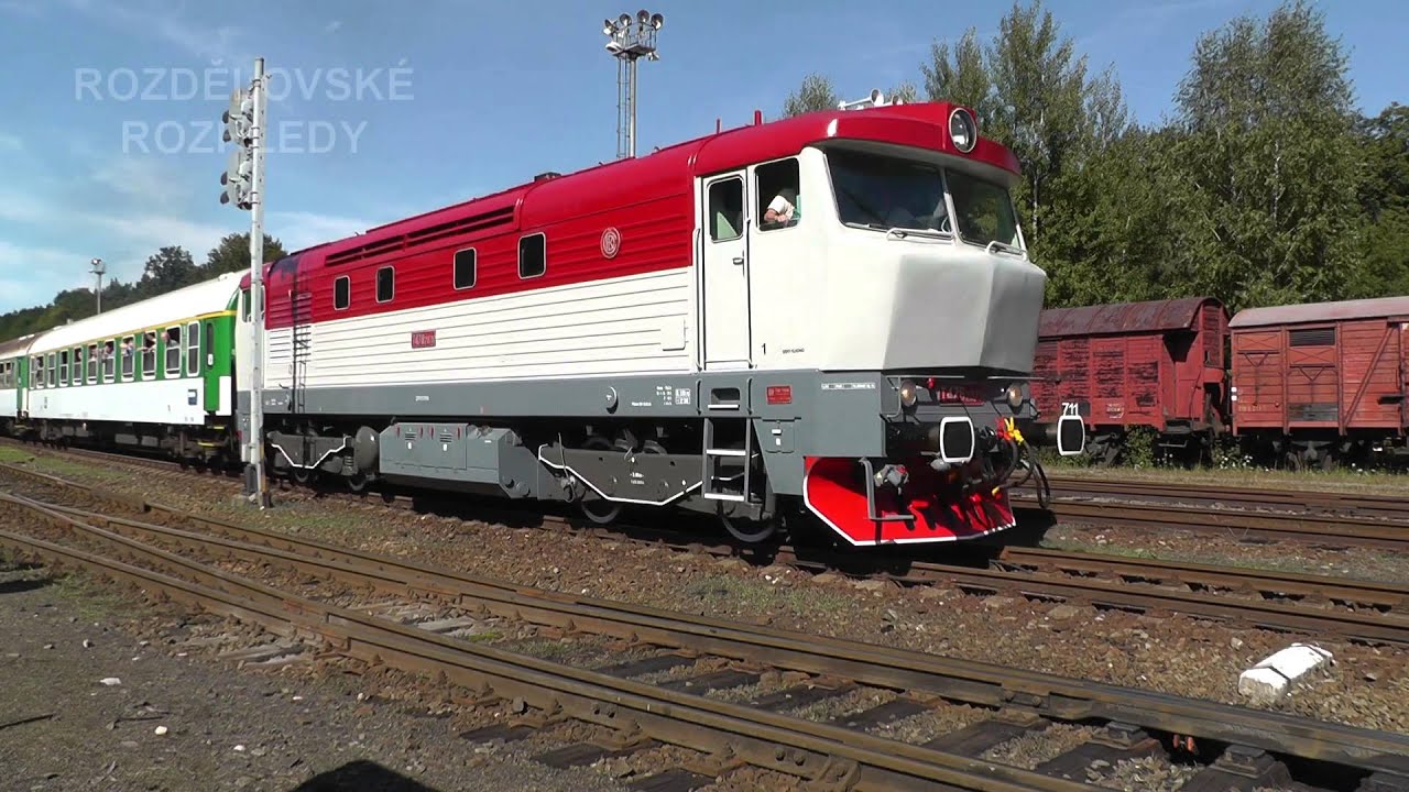 Setk&aacute;n&iacute; lokomotiv řady T478.1 a T478.2 v Železničn&iacute;m muzeu ČD v Lužn&eacute; - J&iacute;zdy lokomotiv