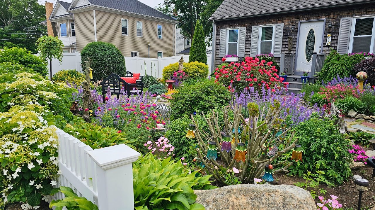 She Built a Front Yard Flower Garden & a Secret Backyard Retreat!