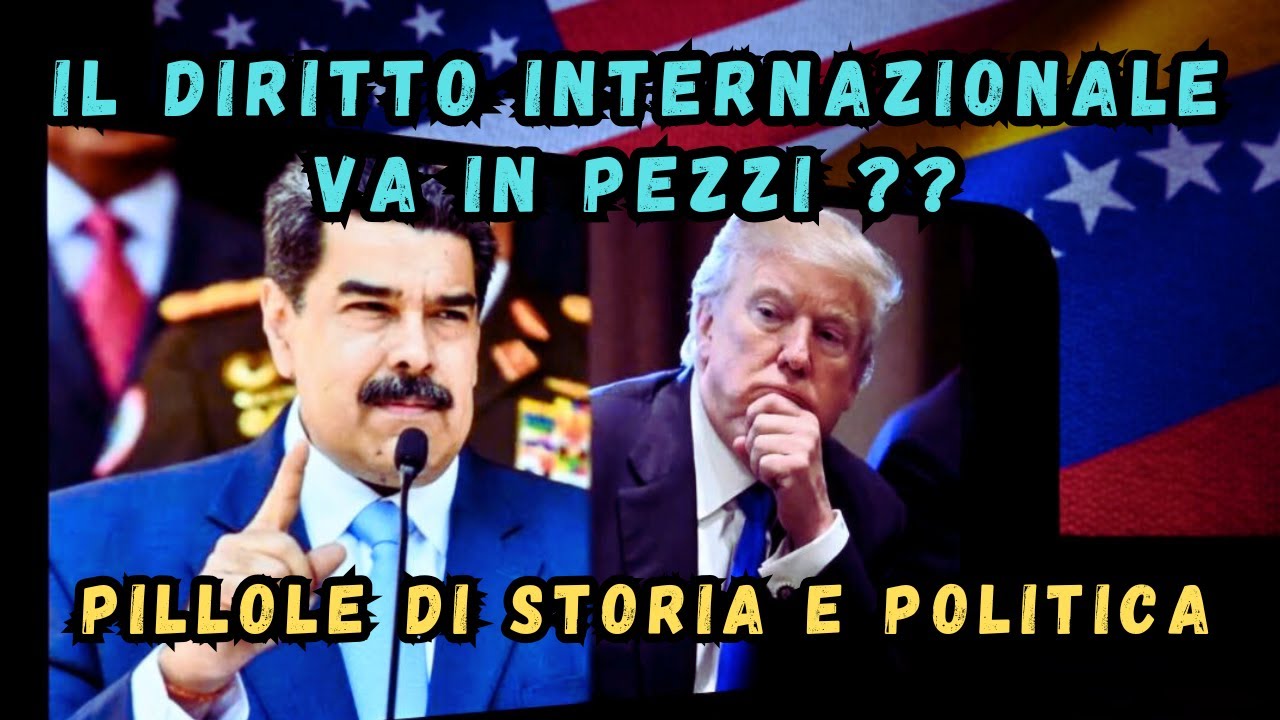 Pillole di STORIA e POLITICA: TRUMP e il VENEZUELA