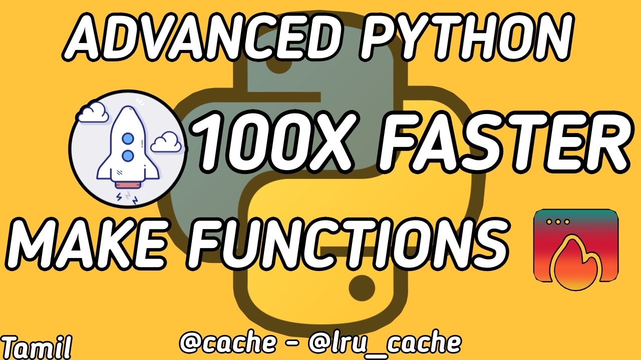 Advanced Python ⚡ Make Functions 100× Faster with @cache & @lru_cache