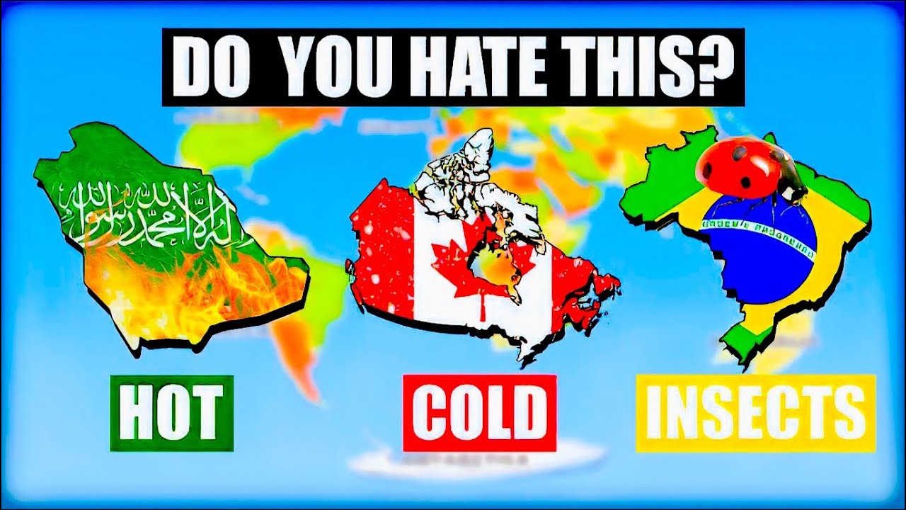 30 Countries You Shouldn't Go To When You Hate These Things