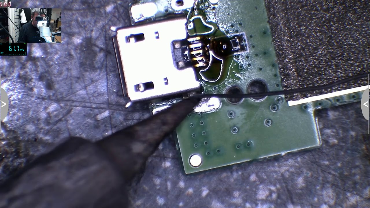 Acer A6003 tablet, charging port repair job