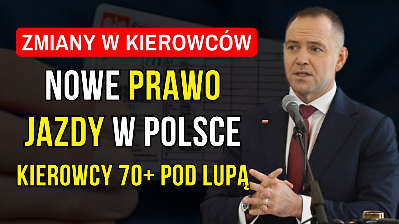 Nowe prawo jazdy w Polsce od 2026 dla os&oacute;b 70+ &ndash; co się zmienia?
