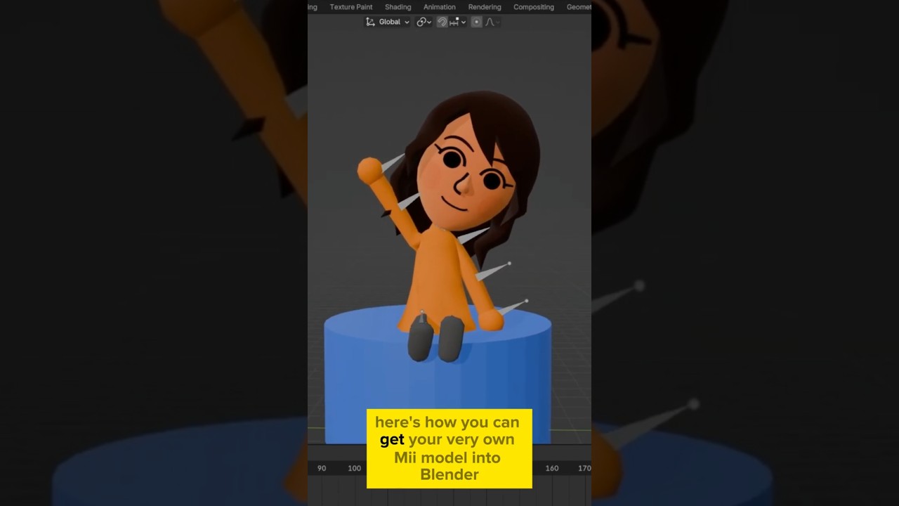 How I get my Mii Models (Tutorial for Blender)