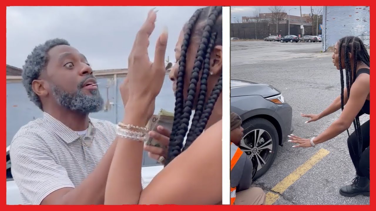 That time Buddy saw a girl getting a boot on her car!