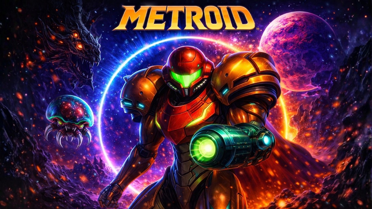 Dark Retro Gaming Music | Metroid Inspired Synthwave Tribute