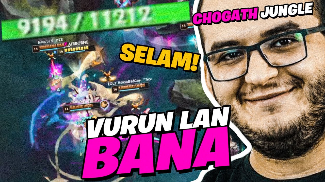 BU NASIL TANK!  | 11.000 CANLI CHO'GATH JUNGLE | THEOKOLES