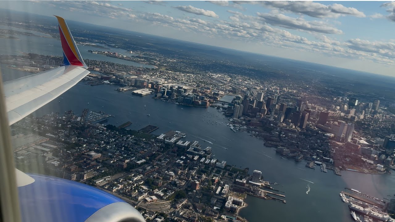 FULL POWER! Southwest Airlines Boeing B737-800 Takeoff from Boston Logan International Airport