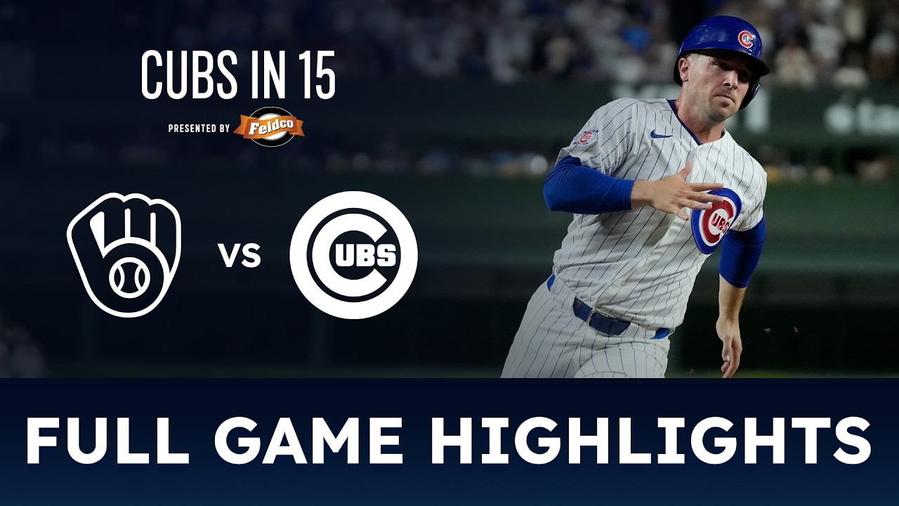 Chicago Cubs vs. Milwaukee Brewers | MLB Highlights (9/1/2026)