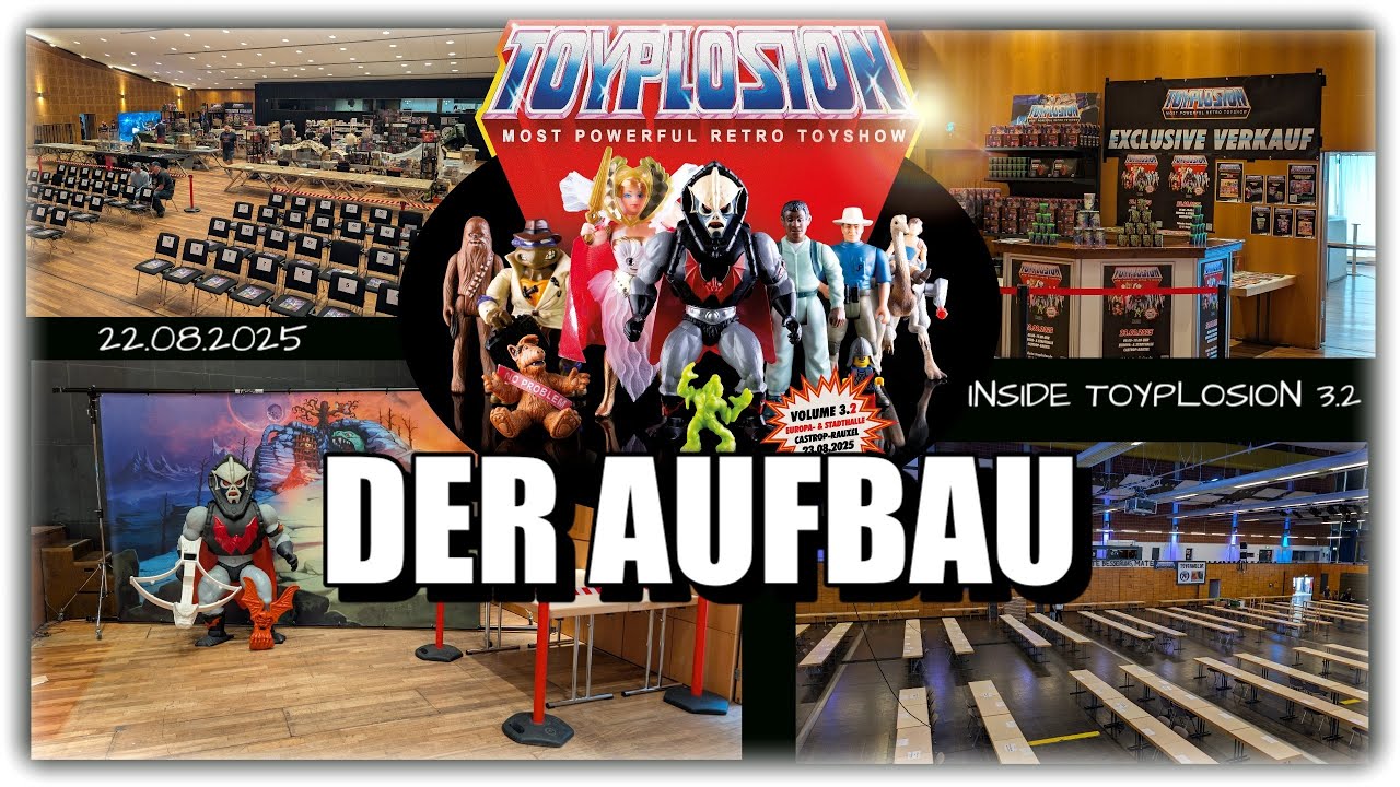 Inside TOYPLOSION 3.2 😮 Ein Blick hinter die Kulissen der MOST POWERFUL RETRO TOYSHOW👌@TOYPLOSION