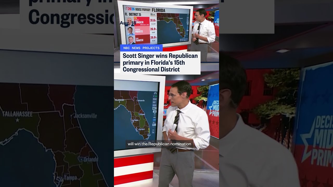 Scott Singer wins Republican primary in Florida's 15th district