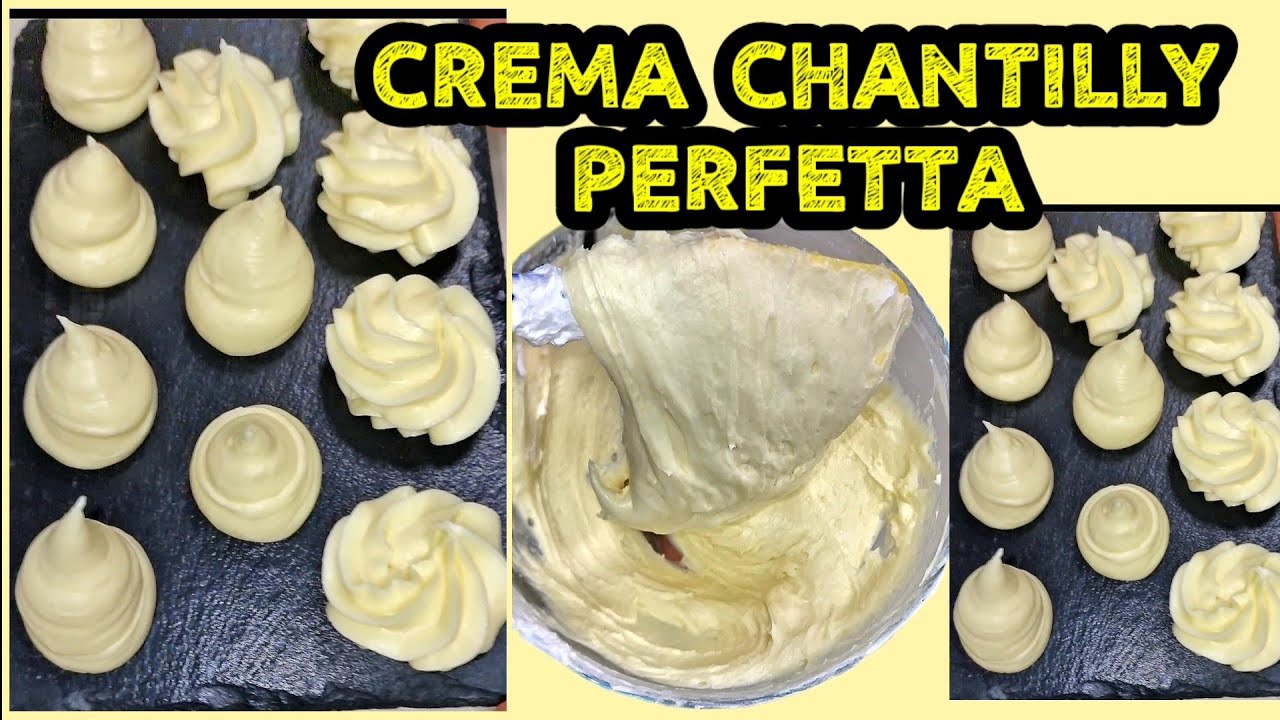 ECCO COME SI FA LA CREMA CHANTILLY ALL'ITALIANA O CREMA DIPLOMATICA SEGUI QUESTO TUTORIAL PERFETTO