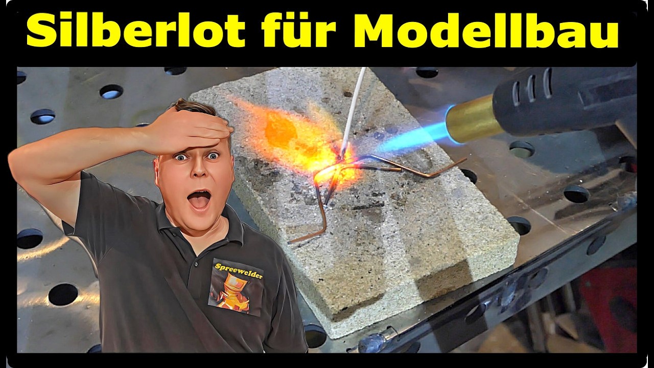 Hartlöten im Modellbau mit Silberlot
