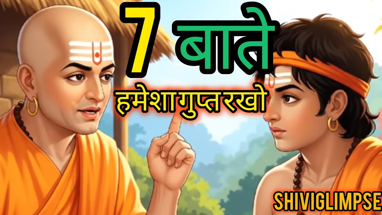 7 बातें जो कभी किसी को नहीं बतानी चाहिए |चुप रहने की ताकत #chanayakniti