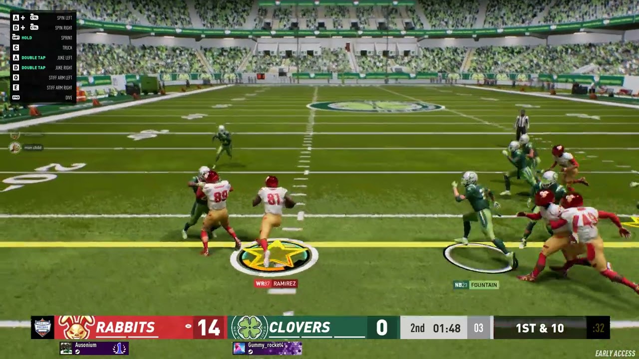 Absolutely Nasty Juke on Maximum Football