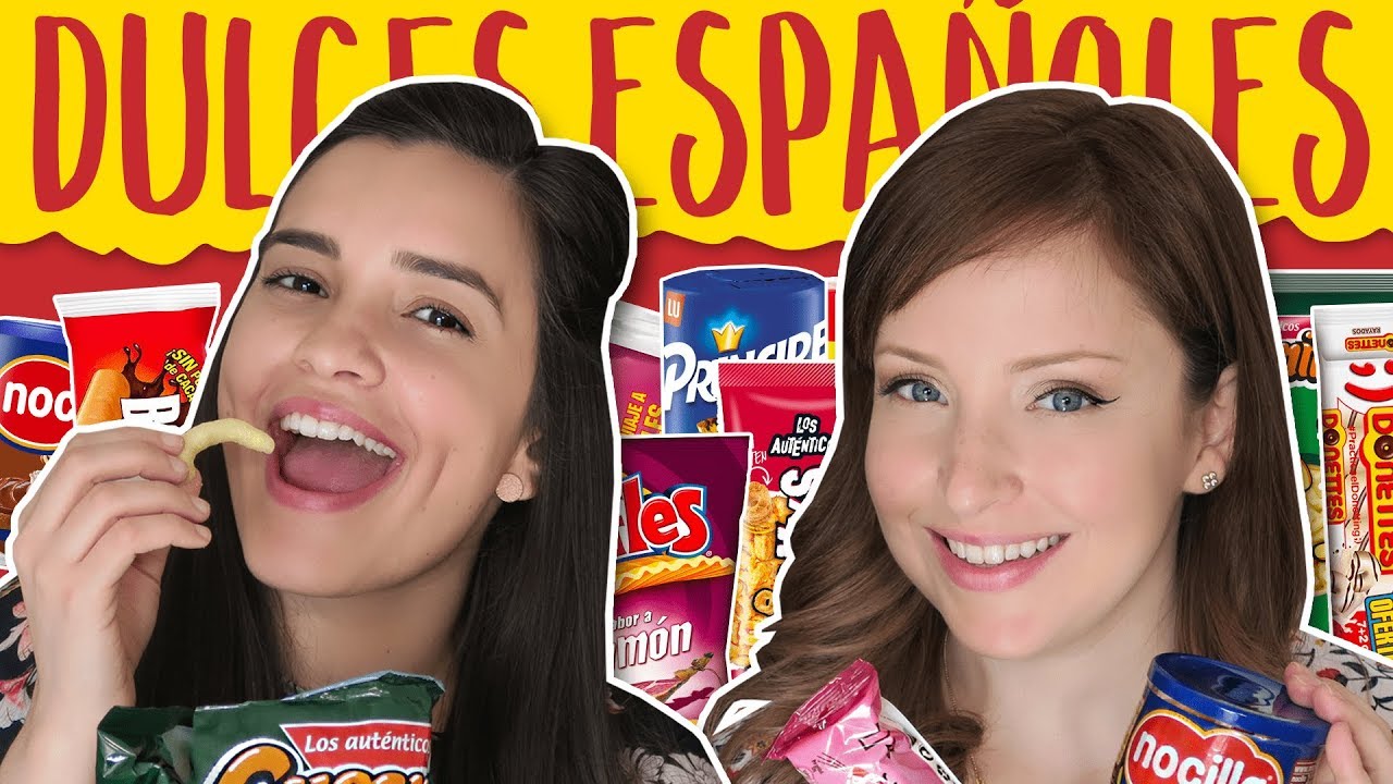 PROBANDO dulces ESPAÑOLES [ft. A Plane Ticket] | Mariana Clavel