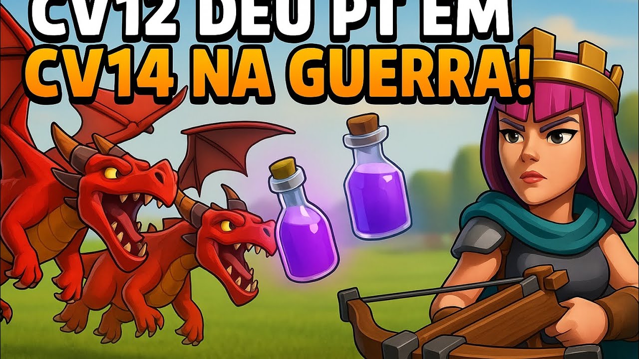 O ATAQUE IMPOSSÍVEL: CV12 Finaliza um CV14 na Guerra!