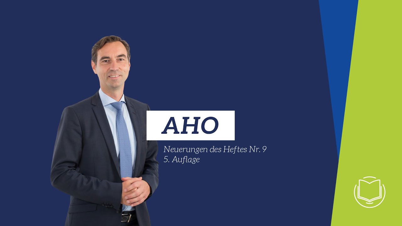 AHO Neuerungen Heft Nr.9