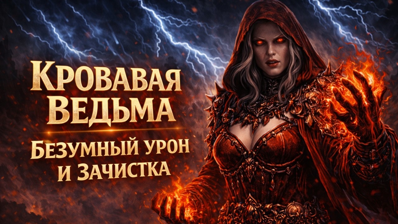 POE2 0.4 - BLOOD WITCH BUILD БЕЗУМНЫЙ УРОН И БЫСТРАЯ ЗАЧИСТКА