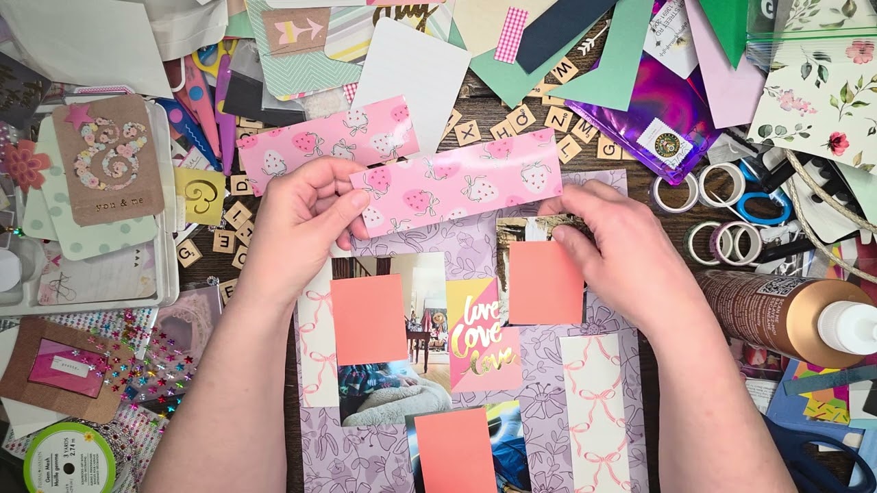 Scrapbooking A Sweet 16 Birthday Gift For  @aheadbyahalfcentury #scrapbooking #birthdaygift 