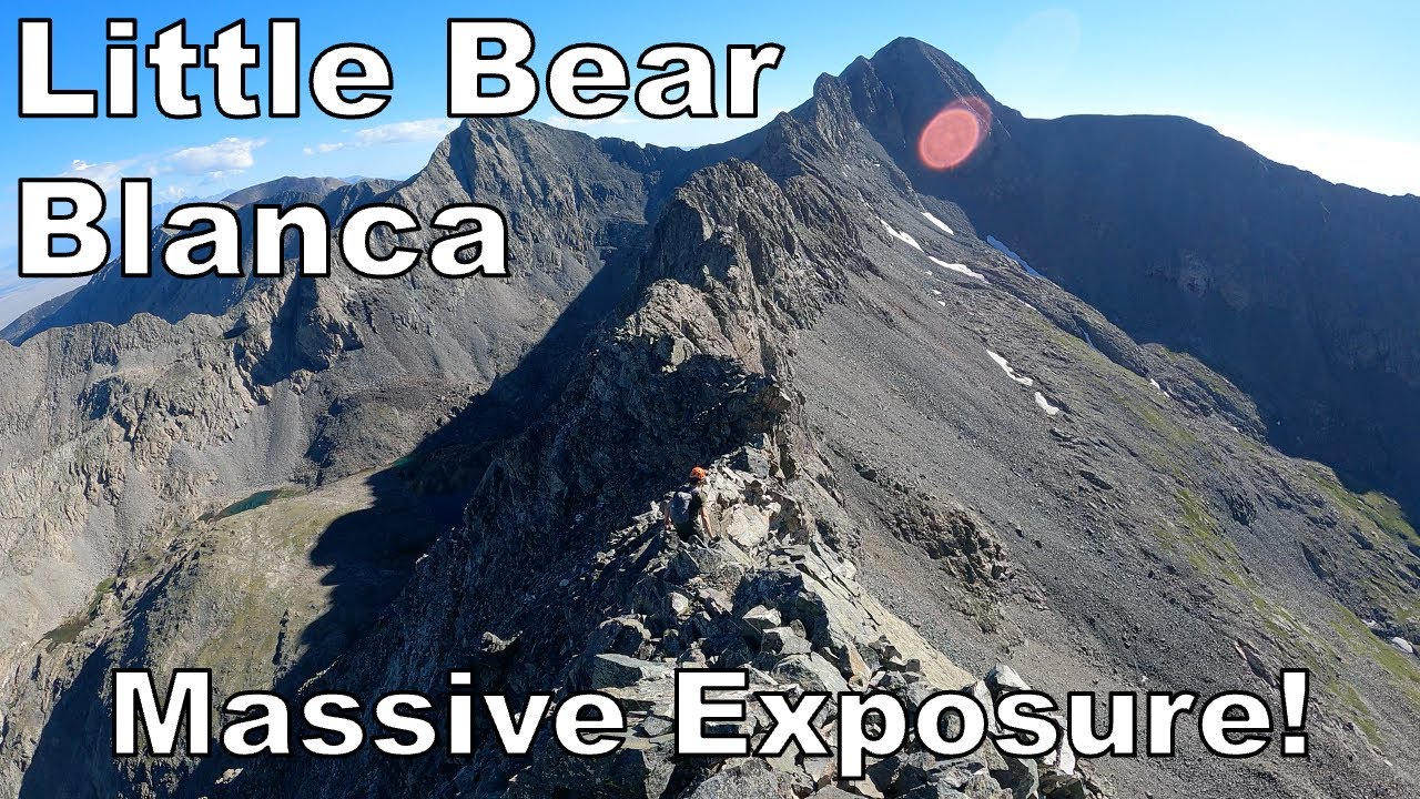 Insane Exposure in the Sangre De Cristo Mountains - Little Bear Blanca Traverse