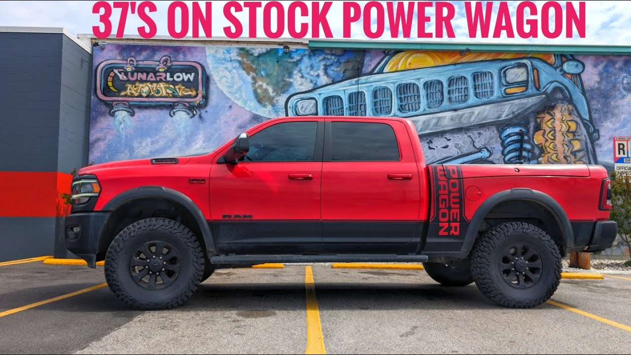 Стандартный Power Wagon 2020: 37-дюймовые шины