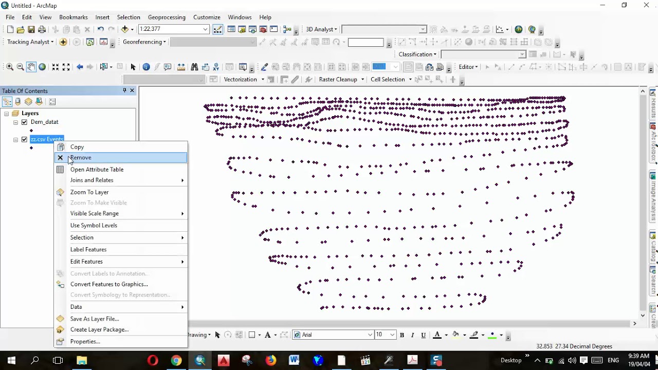 How to make Dem in arc Gis _ كيفية عمل نموذج ارتفاع رقمي