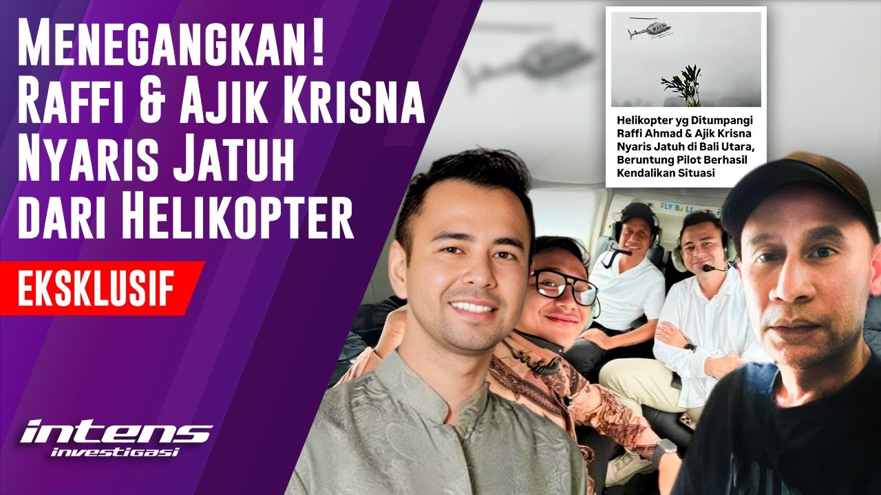 Raffi & Ajik Krisna Nyaris Jatuh Dari Helikopter | Intens Investigasi | Eps 6229
