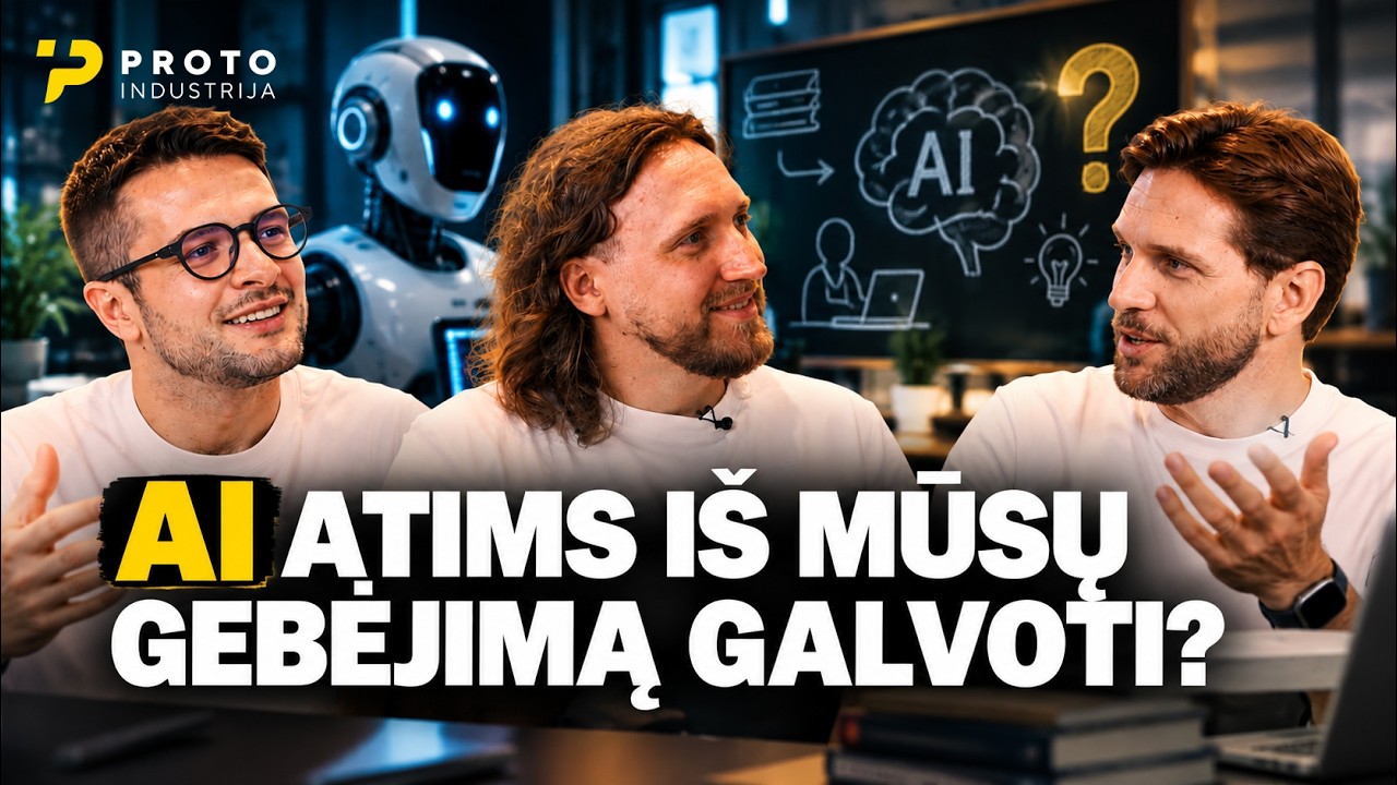 AI atims i&scaron; mūsų gebėjimą galvoti?| Robotikos akademijos 7 m. pamokos #PiComeback