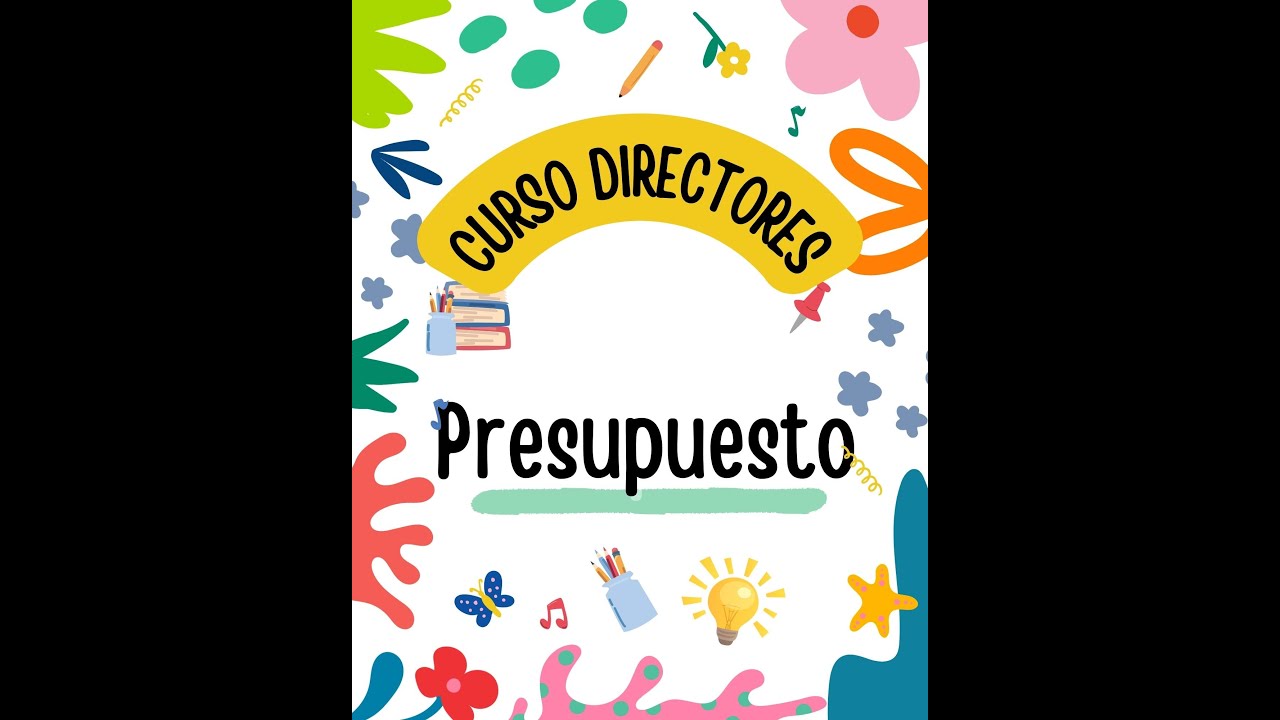 PRESUPUESTO CURSO DIRECTORES