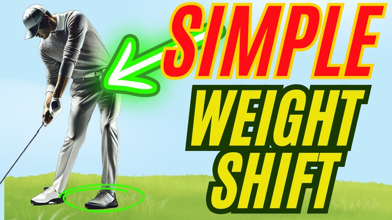 How to SHIFT your WEIGHT in the golf swing in 4 simple steps -  Secrets to a PERFECT pressure shift