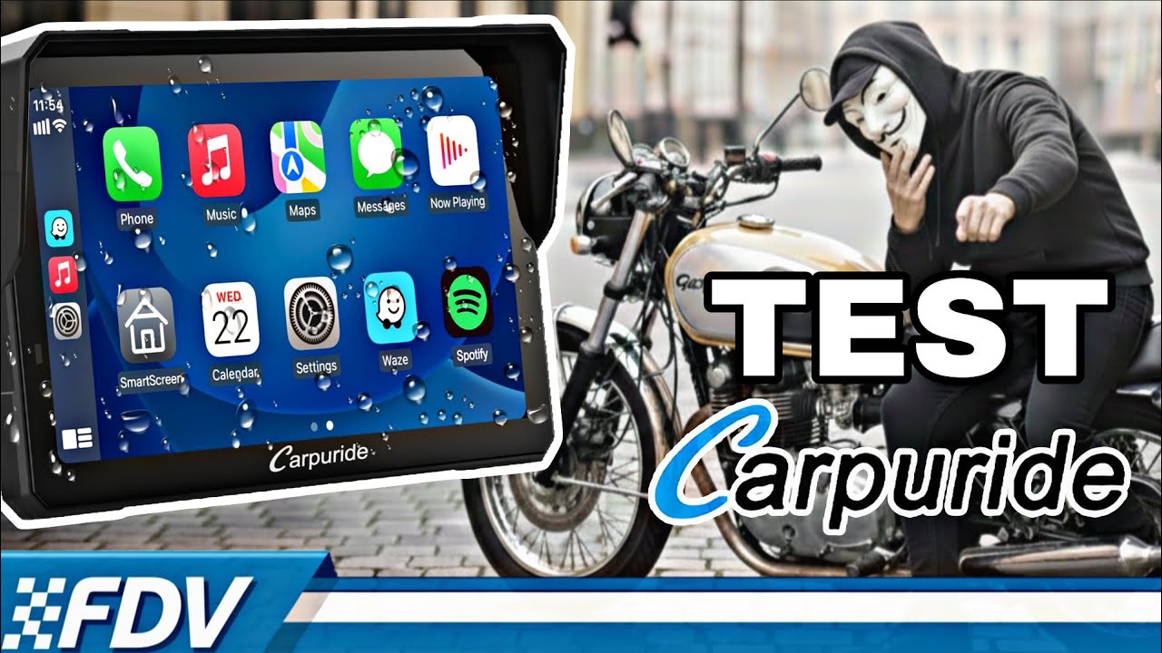 Carpuride 702 Pro - Test et avis complet du CarPlay moto