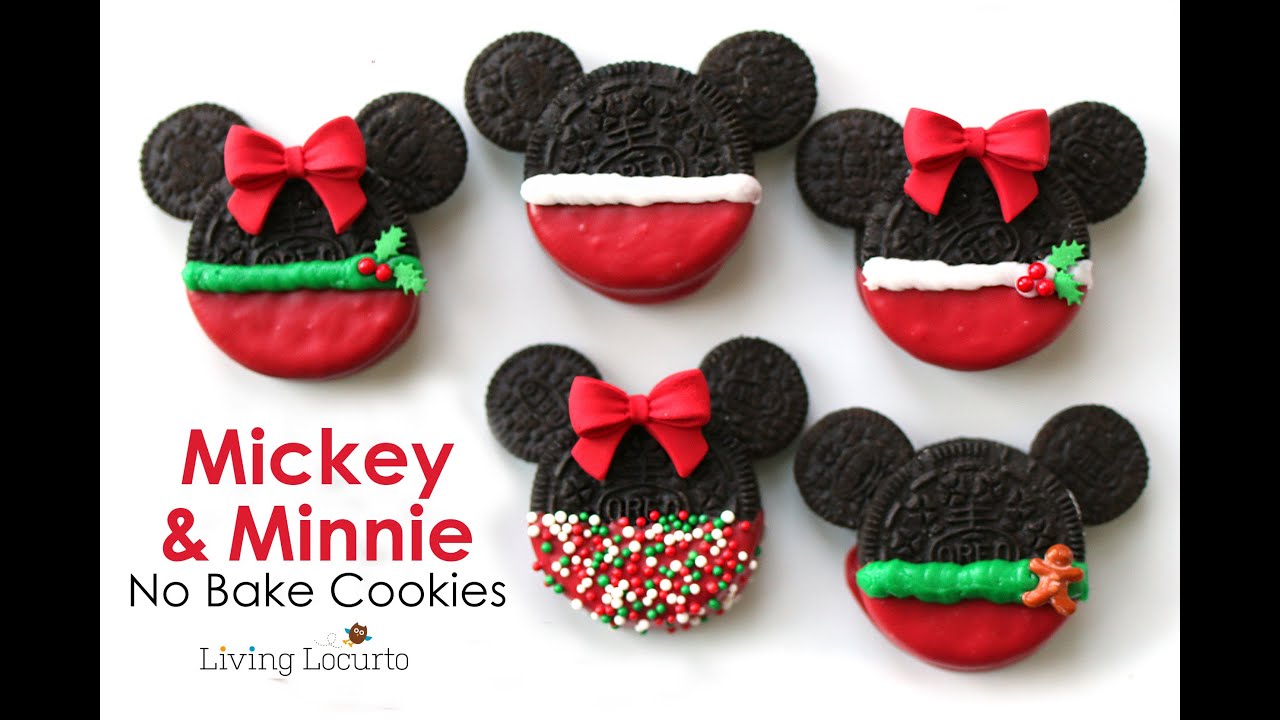 Mickey & Minnie Mouse Christmas Oreo Cookies | Living Locurto