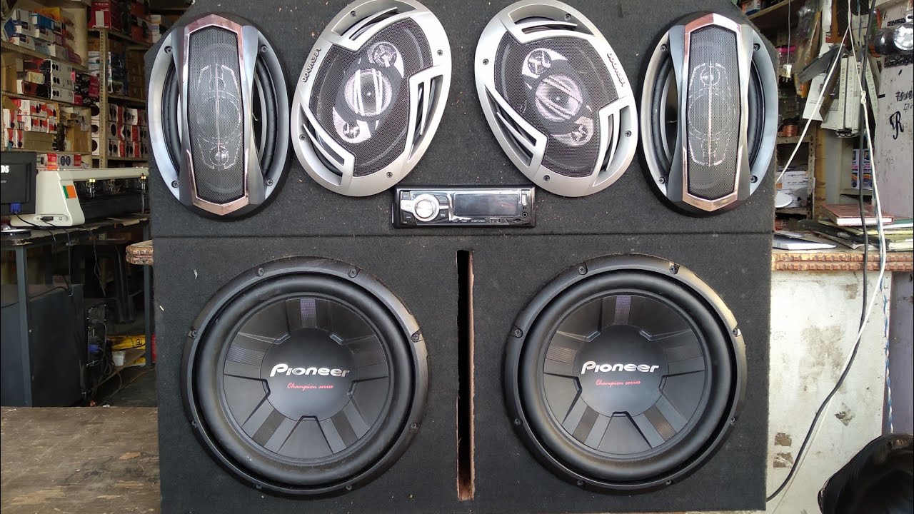 Pioneer tractor sub woofer system