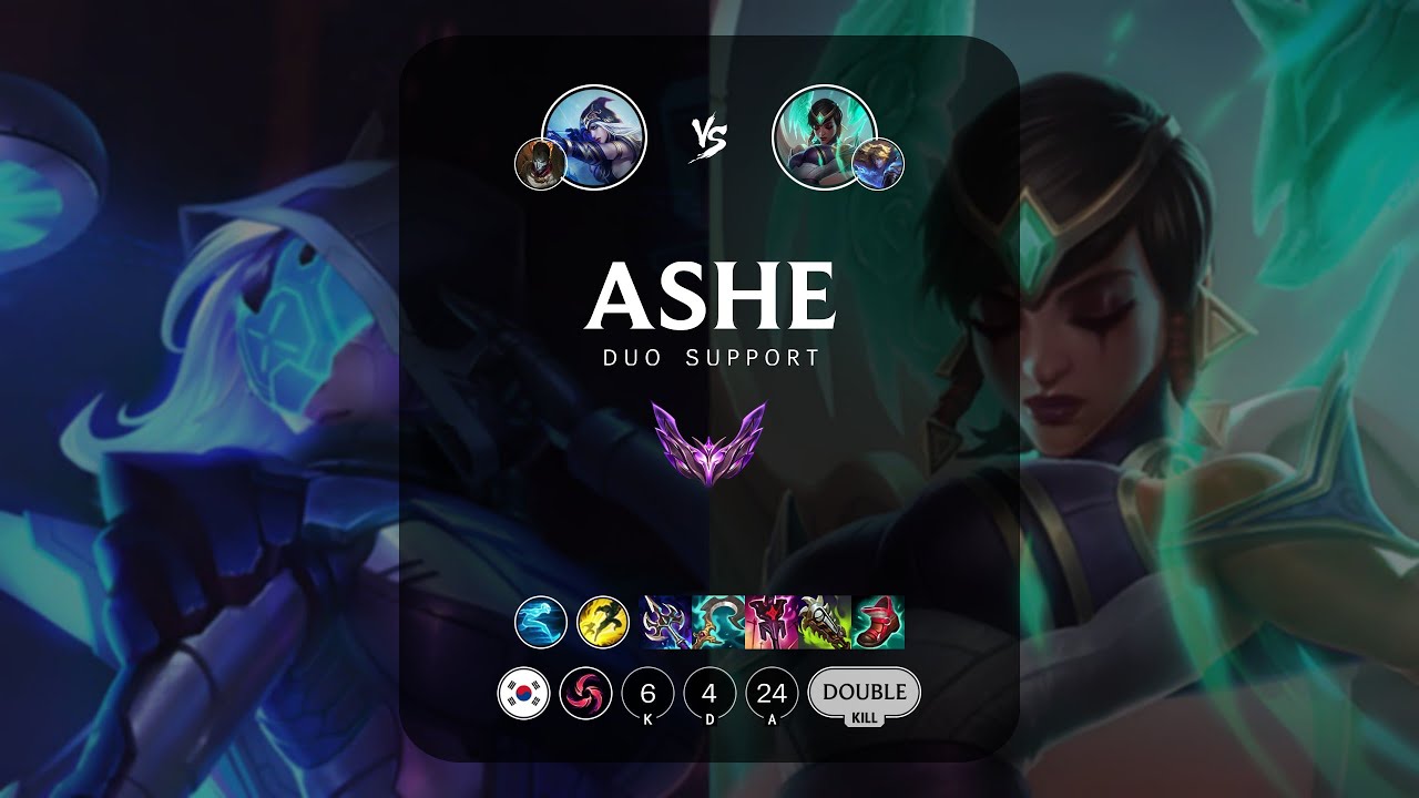 Ashe Support vs Karma - KR Master Patch 13.9