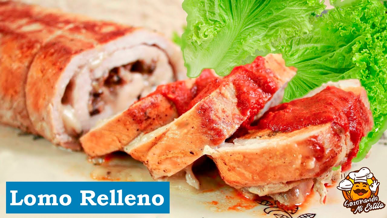 Lomo  Relleno de Champiñones y Queso | SIN HORNO