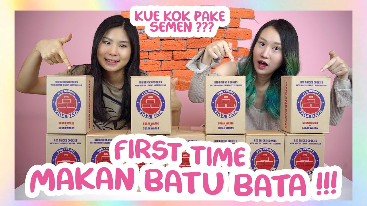 PERTAMA KALI MAKAN BATU BATA & SEMEN !!