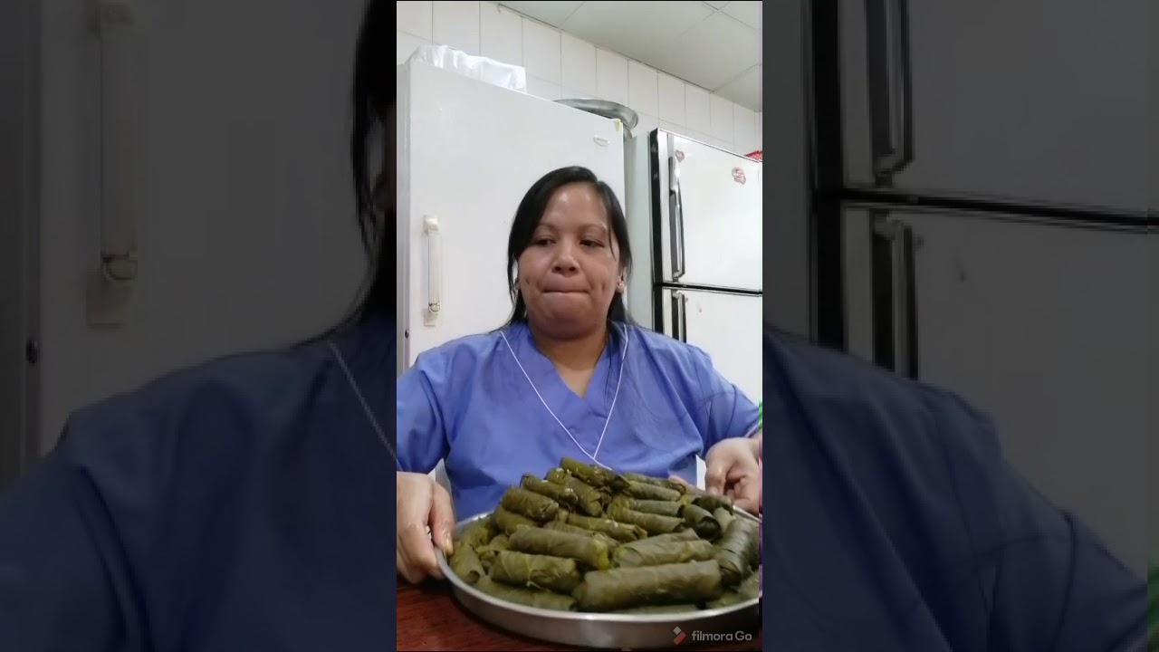 how to cook grapes leaves with rice/wilma pico
